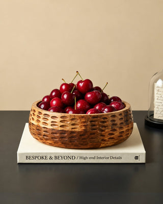Wooden Fruit Bowl (Natural) - Lovedwell