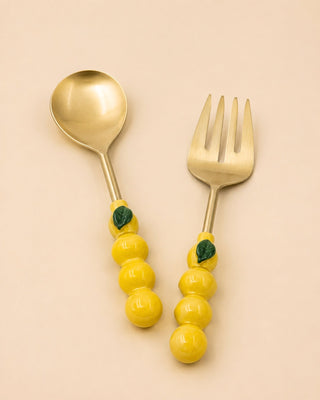 Zesty Lemon Servers – Set of 2 - Lovedwell